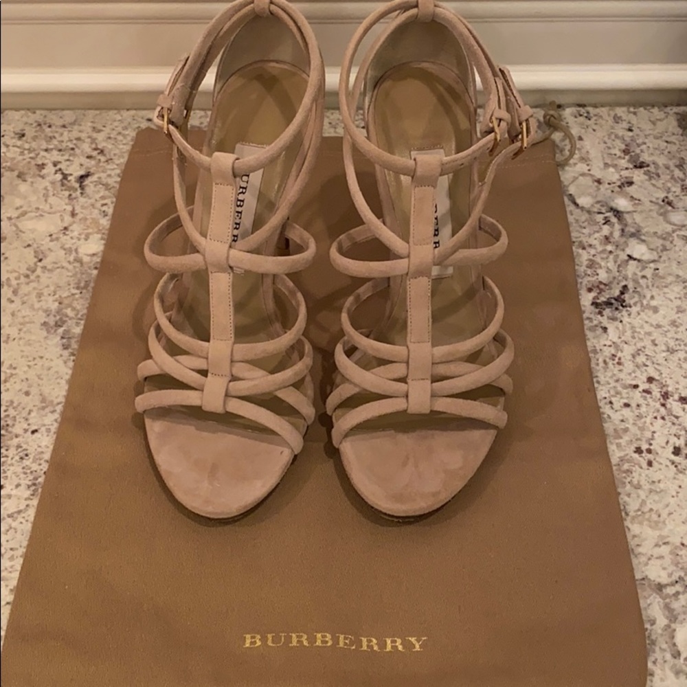Burberry Suede Sandal